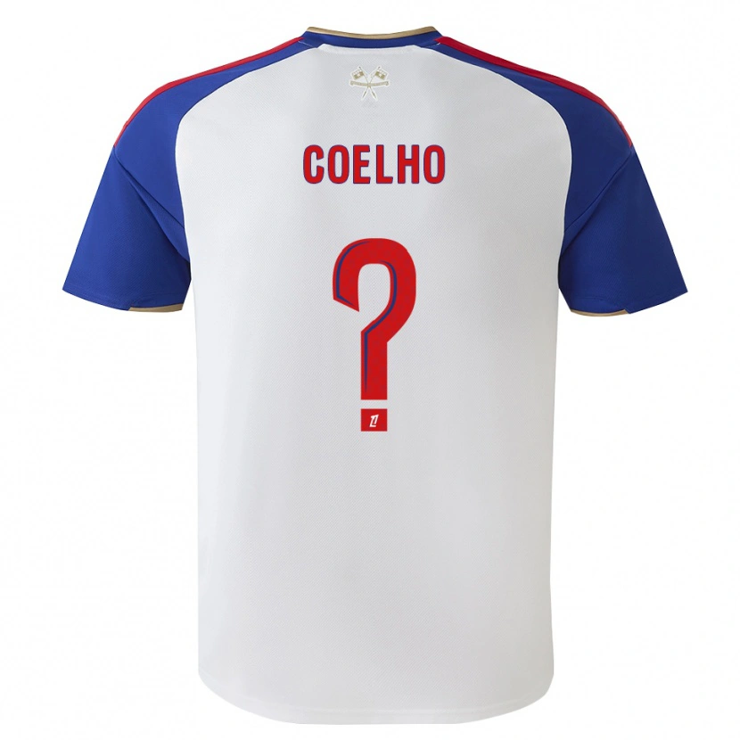 Danxen Homem Camisola Ugo Coelho #0 Azul Real Vermelho Branco Principal 2026/27 Camisa