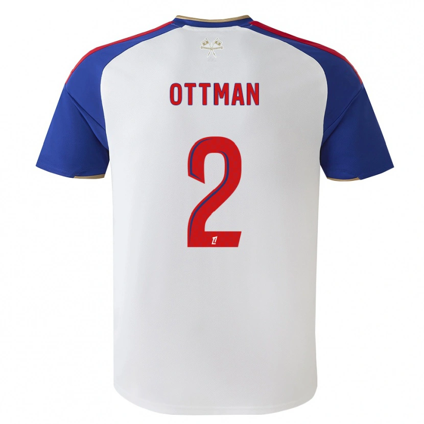 Danxen Homem Camisola Ottman Katırağ #2 Azul Real Vermelho Branco Principal 2026/27 Camisa