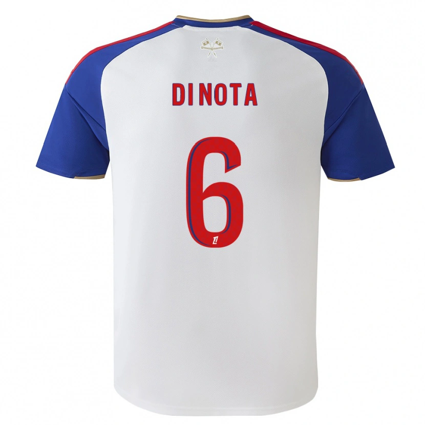 Danxen Homem Camisola Lylian Di Nota #6 Azul Real Vermelho Branco Principal 2026/27 Camisa