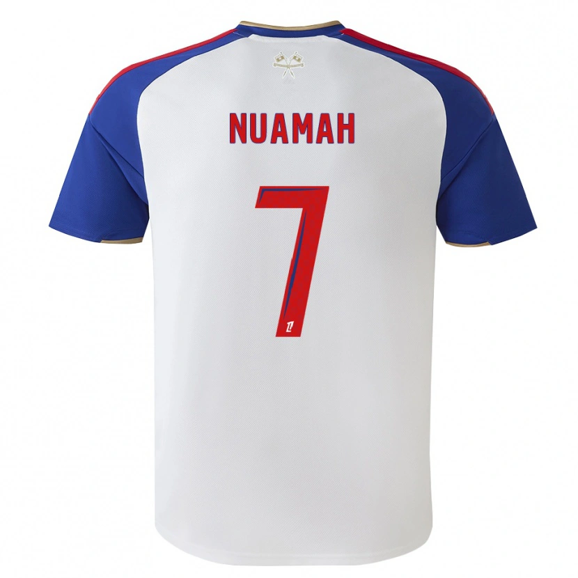 Danxen Homem Camisola Ernest Nuamah #7 Azul Real Vermelho Branco Principal 2026/27 Camisa