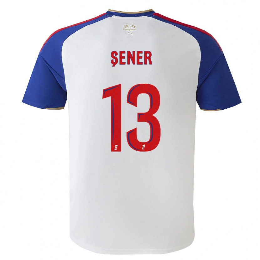 Danxen Homem Camisola Haktan Şener #13 Azul Real Vermelho Branco Principal 2026/27 Camisa