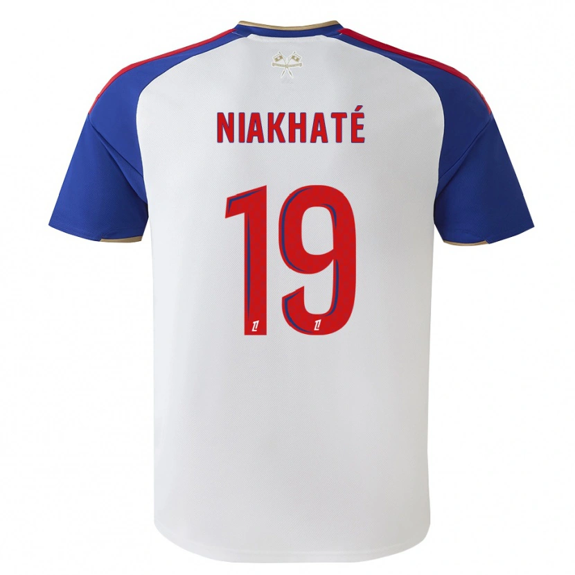 Danxen Homem Camisola Moussa Niakhaté #19 Azul Real Vermelho Branco Principal 2026/27 Camisa