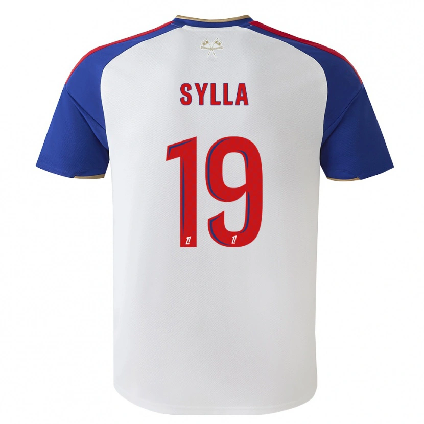 Danxen Homem Camisola Kysha Sylla #19 Azul Real Vermelho Branco Principal 2026/27 Camisa