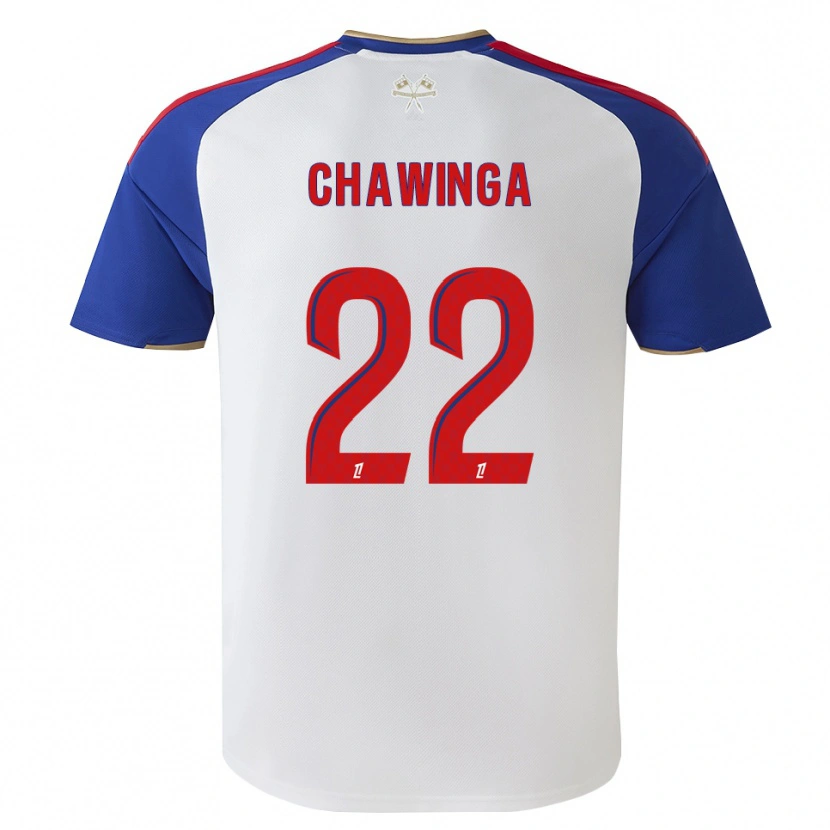 Danxen Homem Camisola Tabitha Chawinga #22 Azul Real Vermelho Branco Principal 2026/27 Camisa