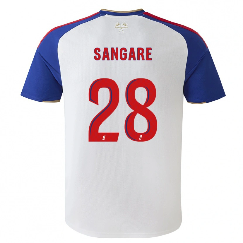 Danxen Homem Camisola Wassa Sangaré #28 Azul Real Vermelho Branco Principal 2026/27 Camisa