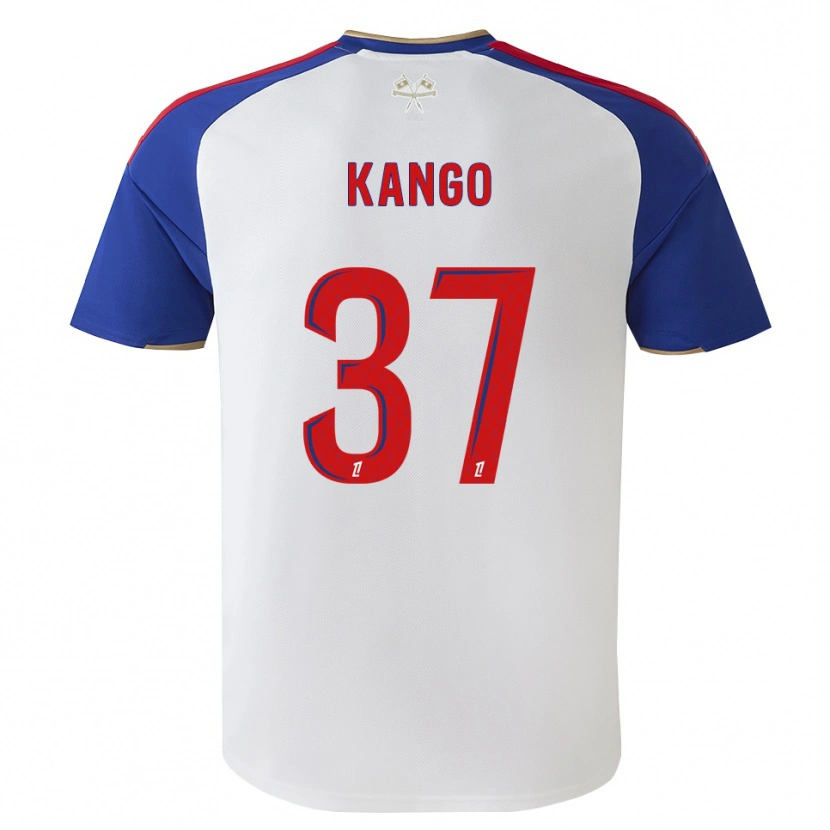 Danxen Homem Camisola Steeve Kango #37 Azul Real Vermelho Branco Principal 2026/27 Camisa