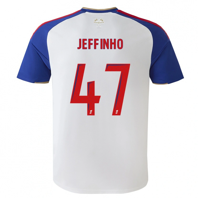 Danxen Homem Camisola Jeffinho #47 Azul Real Vermelho Branco Principal 2026/27 Camisa