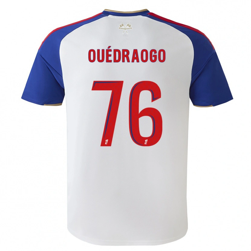 Danxen Homem Camisola Mohamed Ouédraogo #76 Azul Real Vermelho Branco Principal 2026/27 Camisa