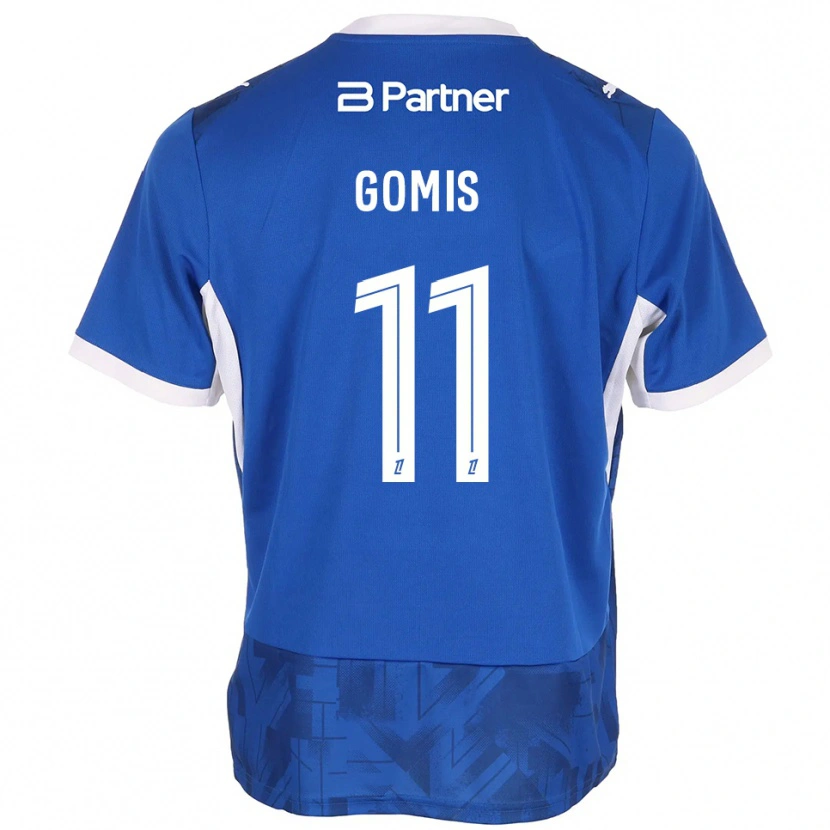 Danxen Homem Camisola Iron Gomis #11 Azul Médio Branco Principal 2026/27 Camisa