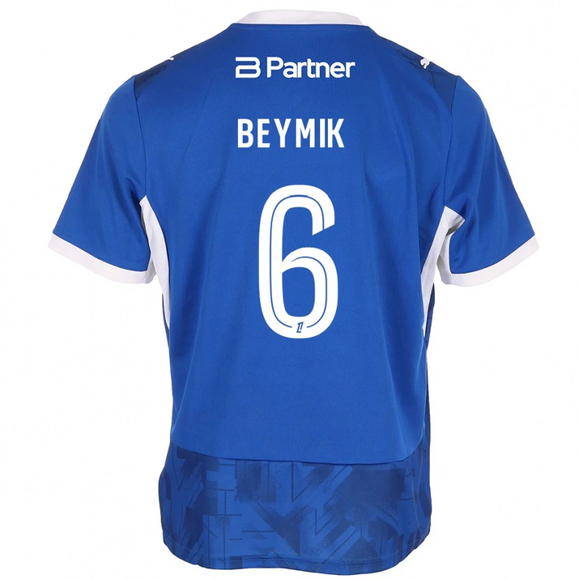 Danxen Homem Camisola Adam Beymik #6 Azul Médio Branco Principal 2026/27 Camisa