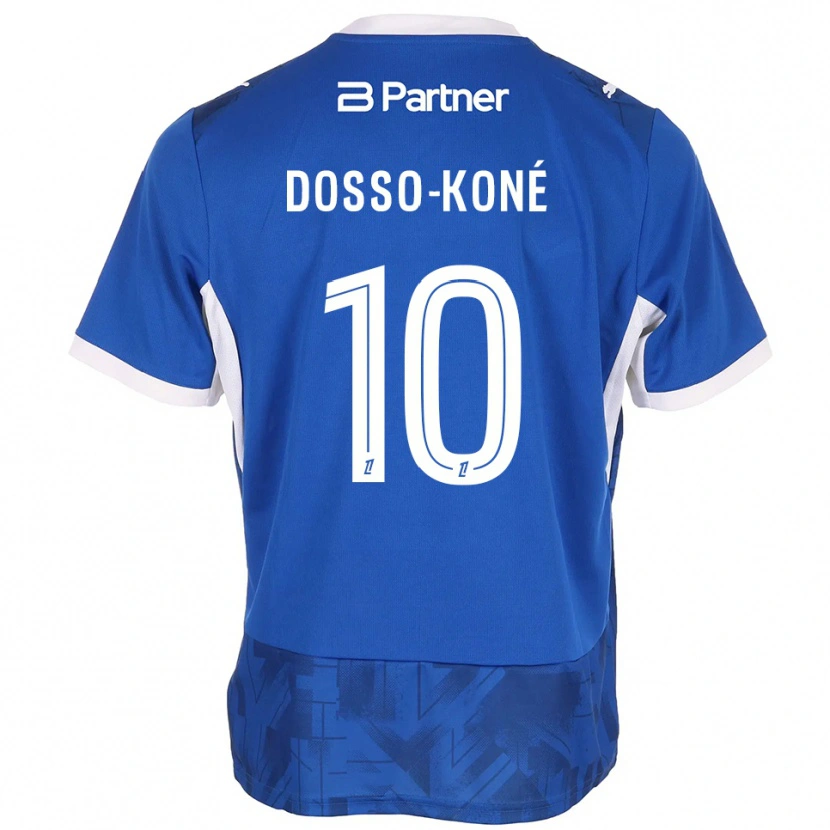 Danxen Homem Camisola Namory Dosso-Koné #10 Azul Médio Branco Principal 2026/27 Camisa