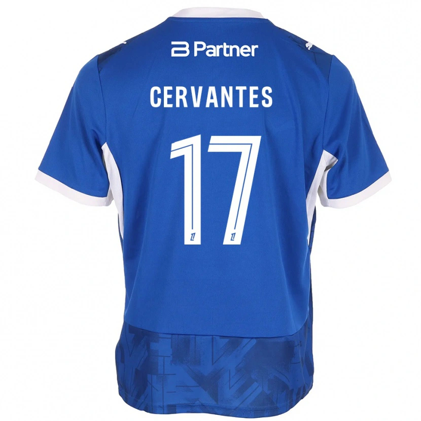 Danxen Homem Camisola Noa Cervantes #17 Azul Médio Branco Principal 2026/27 Camisa