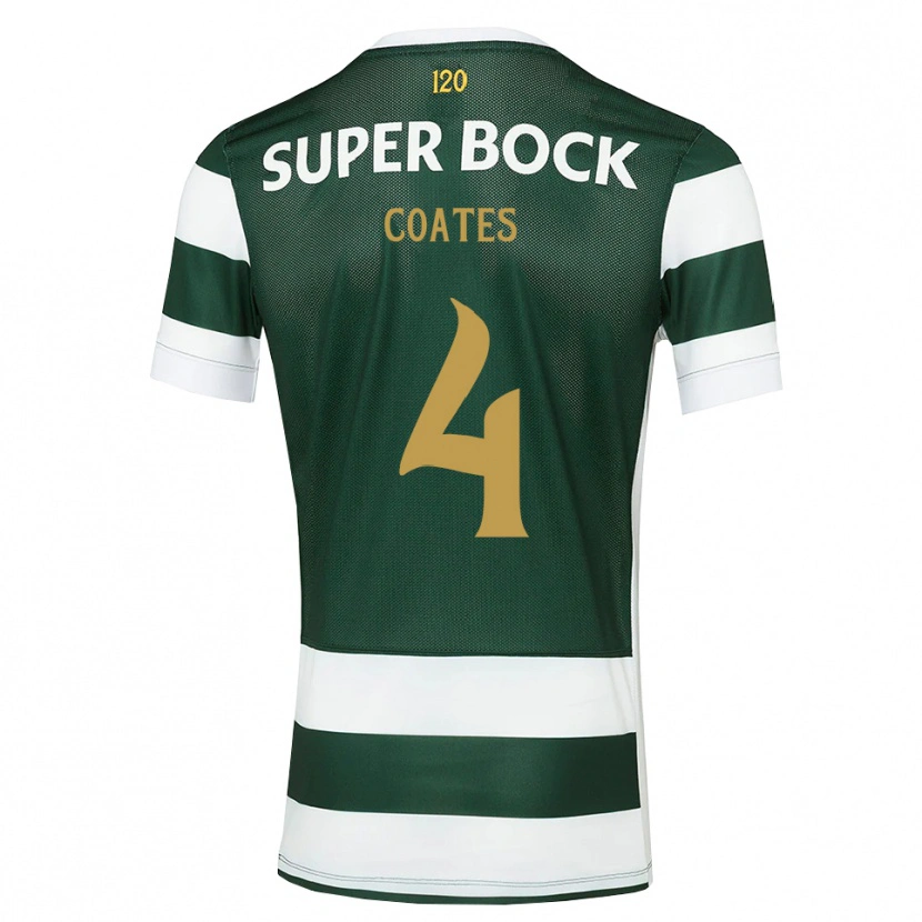 Danxen Homem Camisola Sebastian Coates #4 Darkslategray Branco Principal 2026/27 Camisa