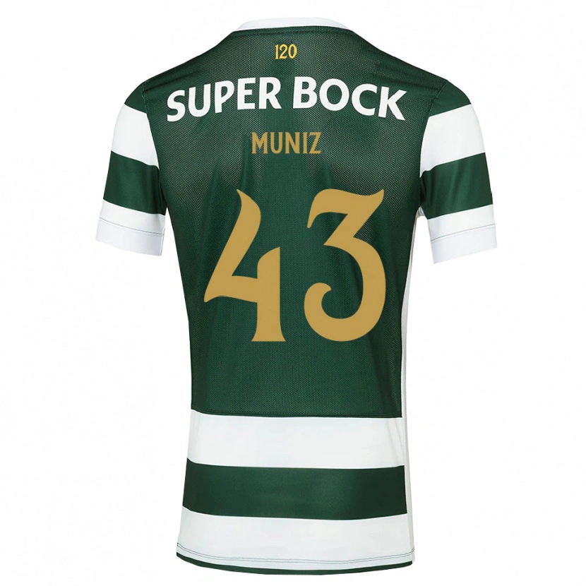 Danxen Homem Camisola João Muniz #43 Darkslategray Branco Principal 2026/27 Camisa