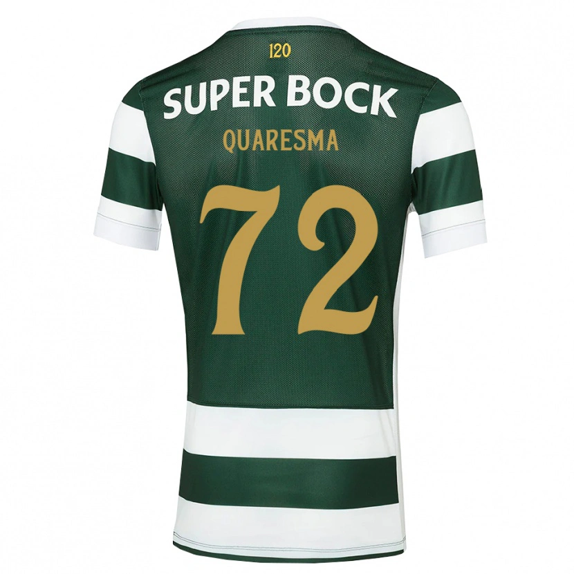 Danxen Homem Camisola Eduardo Quaresma #72 Darkslategray Branco Principal 2026/27 Camisa