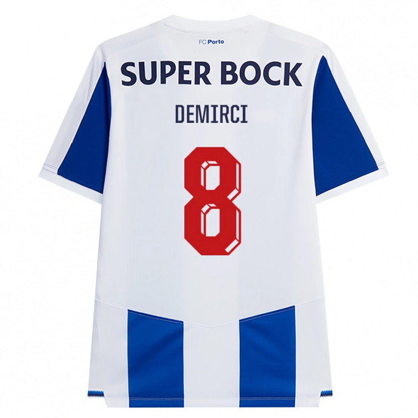 Danxen Homem Camisola Rayan Demirci #8 Azul Branco Vermelho Principal 2026/27 Camisa