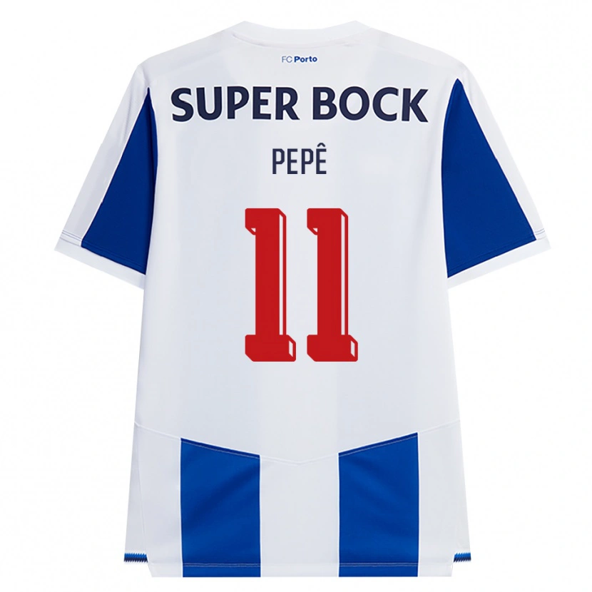 Danxen Homem Camisola Pepê #11 Azul Branco Vermelho Principal 2026/27 Camisa