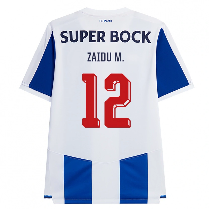 Danxen Homem Camisola Zaidu Sanusi #12 Azul Branco Vermelho Principal 2026/27 Camisa