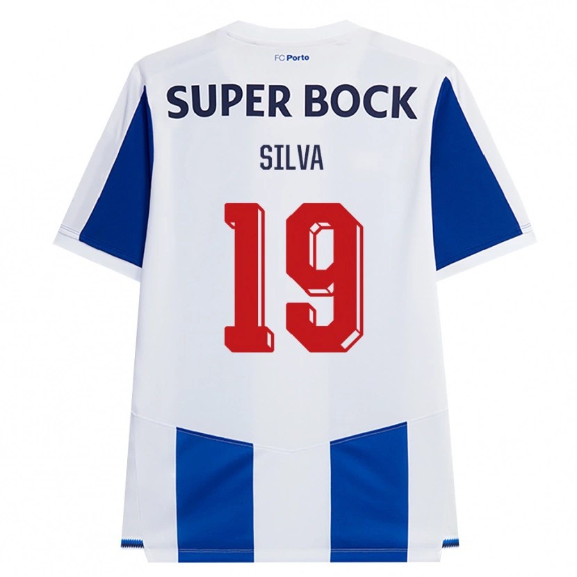 Danxen Homem Camisola André Silva #19 Azul Branco Vermelho Principal 2026/27 Camisa