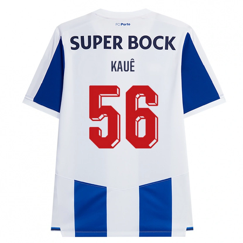 Danxen Homem Camisola Kauê Rodrigues Pessanha #56 Azul Branco Vermelho Principal 2026/27 Camisa
