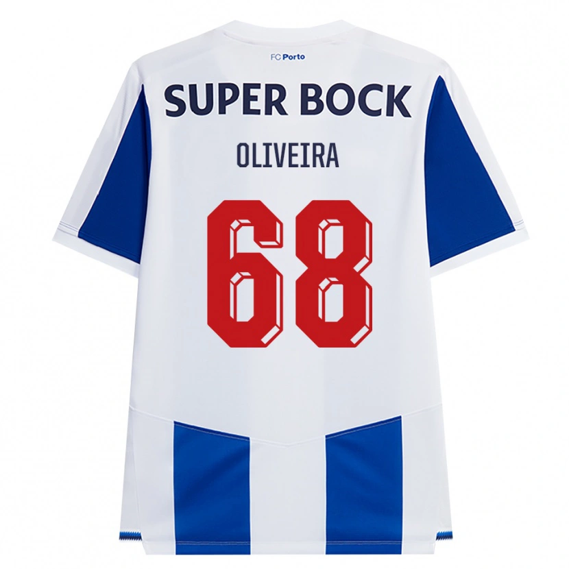 Danxen Homem Camisola André Oliveira #68 Azul Branco Vermelho Principal 2026/27 Camisa