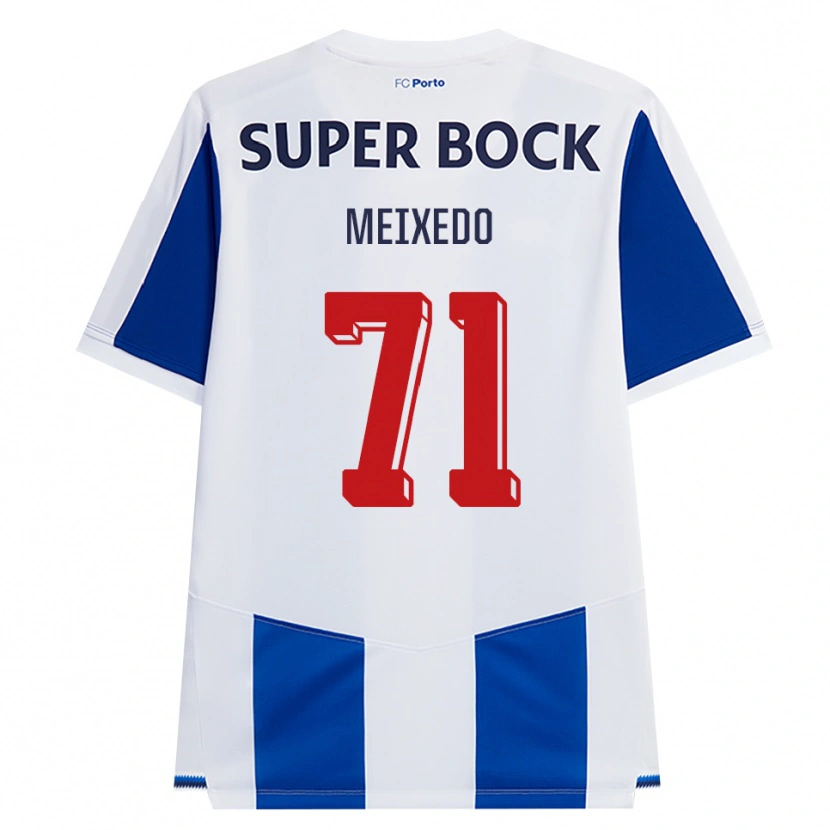 Danxen Homem Camisola Francisco Meixedo #71 Azul Branco Vermelho Principal 2026/27 Camisa