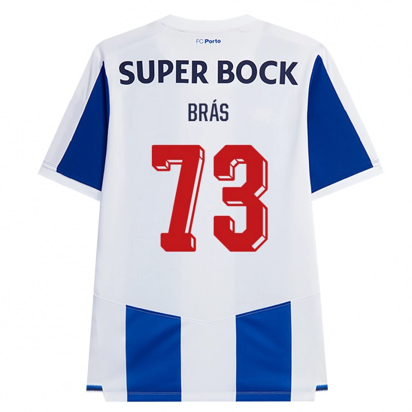 Danxen Homem Camisola Gabriel Brás #73 Azul Branco Vermelho Principal 2026/27 Camisa