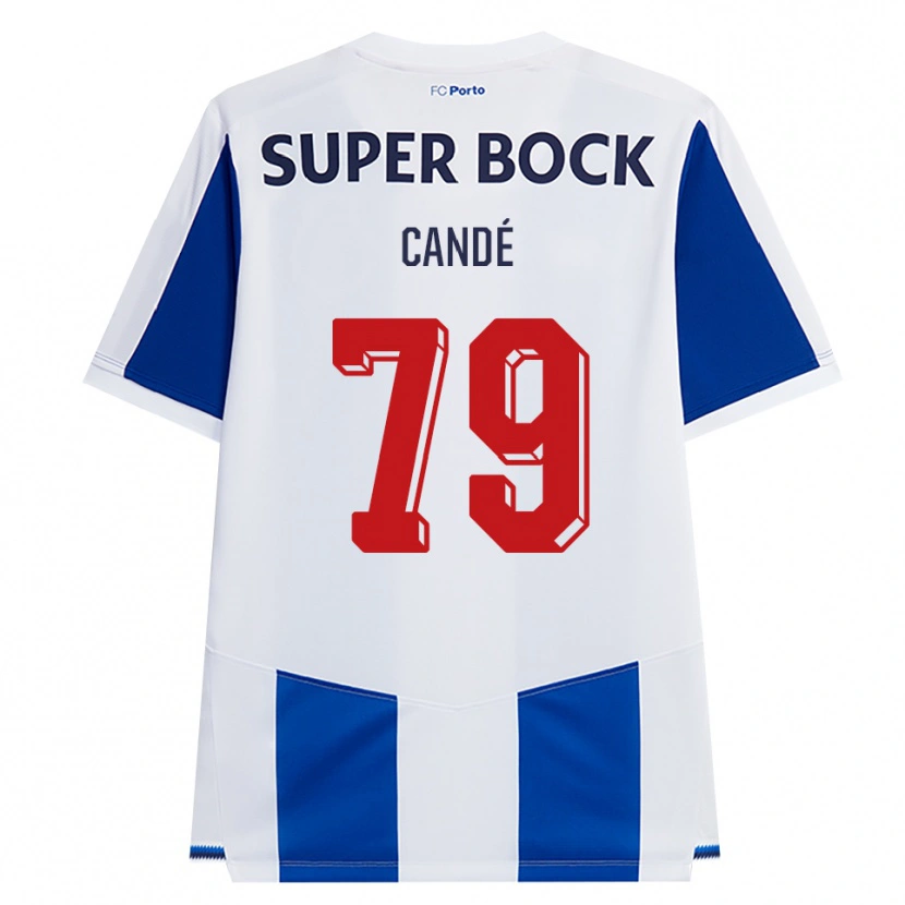 Danxen Homem Camisola Umaro Candé #79 Azul Branco Vermelho Principal 2026/27 Camisa
