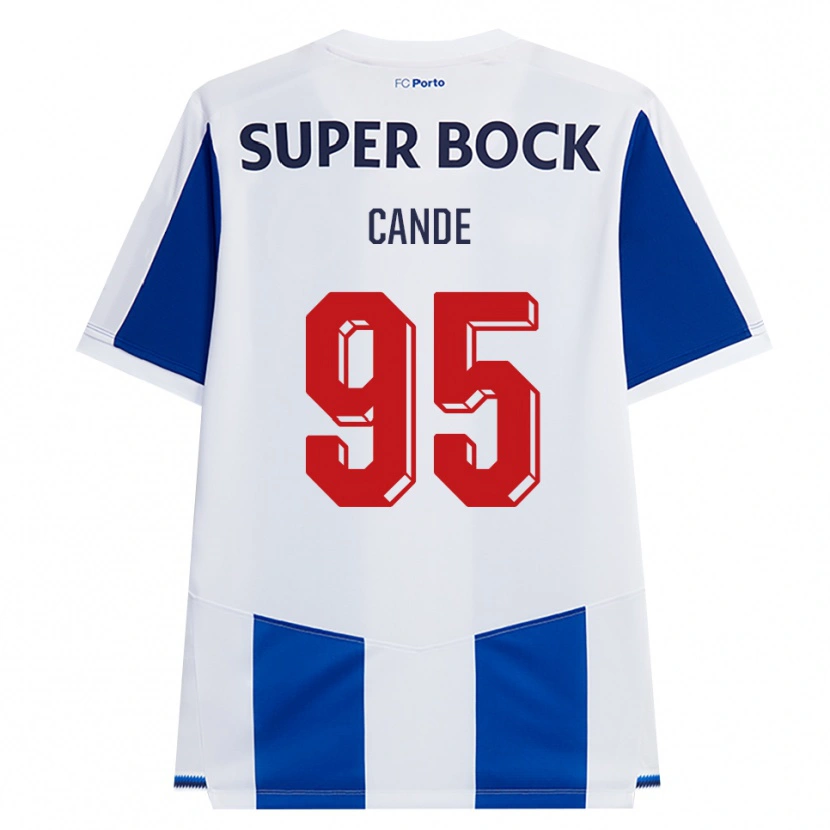 Danxen Homem Camisola Anhá Cande #95 Azul Branco Vermelho Principal 2026/27 Camisa