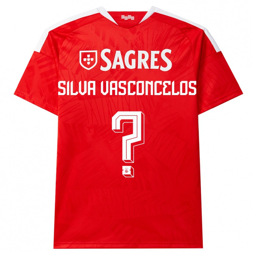 Danxen Homem Camisola Martim Silva Vasconcelos #0 Vermelho Branco Amarelo Principal 2026/27 Camisa