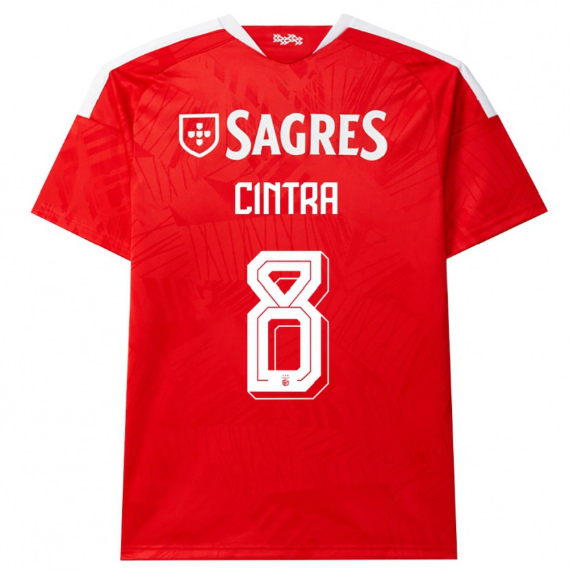 Danxen Homem Camisola Marta Cintra #8 Vermelho Branco Amarelo Principal 2026/27 Camisa