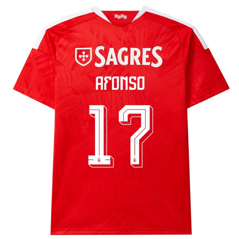Danxen Homem Camisola João Afonso #17 Vermelho Branco Amarelo Principal 2026/27 Camisa