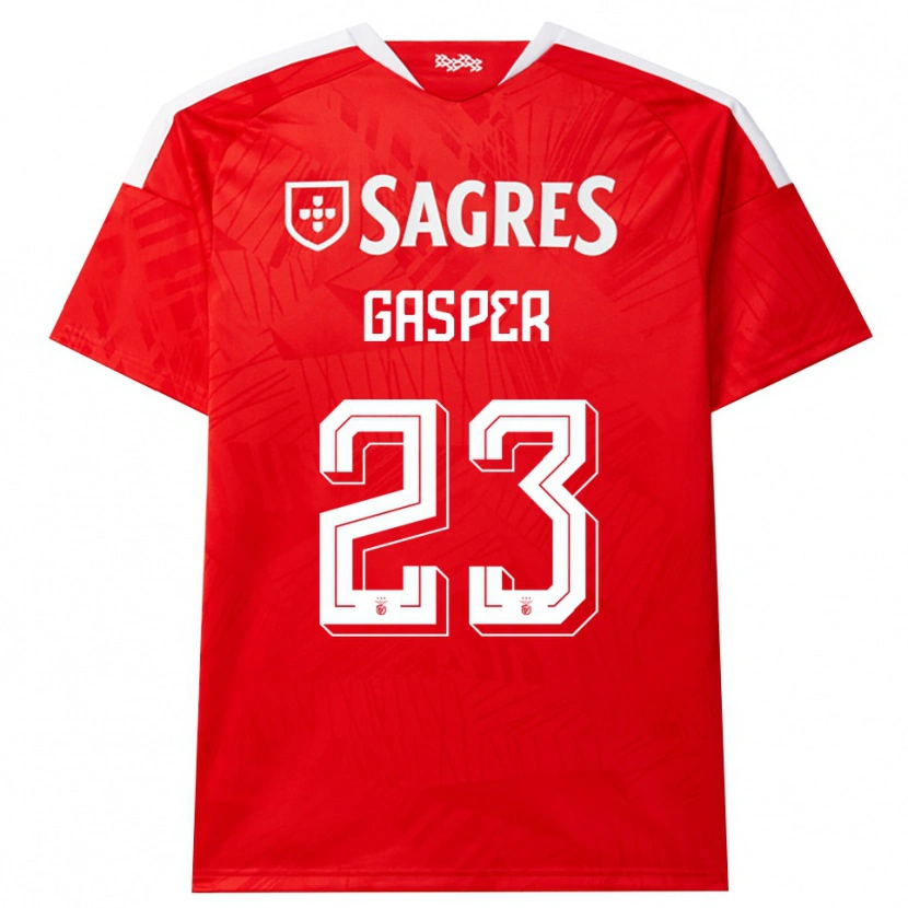 Danxen Homem Camisola Anna Gasper #23 Vermelho Branco Amarelo Principal 2026/27 Camisa