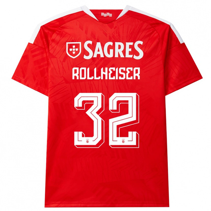 Danxen Homem Camisola Benjamín Rollheiser #32 Vermelho Branco Amarelo Principal 2026/27 Camisa