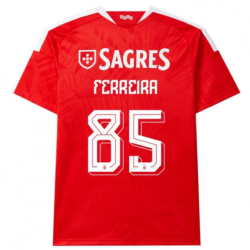 Danxen Homem Camisola Martim Ferreira #85 Vermelho Branco Amarelo Principal 2026/27 Camisa