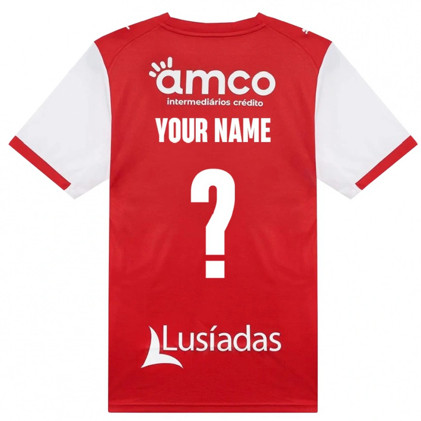 Danxen Homem Camisola Seu Nome #0 Branco Vermelho Preto Principal 2026/27 Camisa