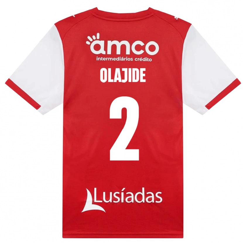 Danxen Homem Camisola Mustapha Olajide #2 Branco Vermelho Preto Principal 2026/27 Camisa