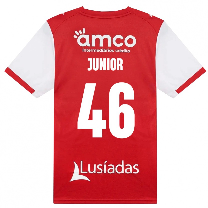 Danxen Homem Camisola Mário Junior #46 Branco Vermelho Preto Principal 2026/27 Camisa