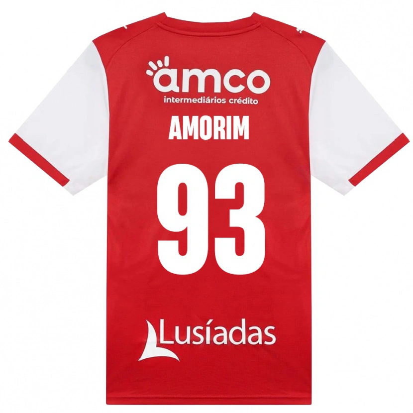 Danxen Homem Camisola Renato Amorim #93 Branco Vermelho Preto Principal 2026/27 Camisa