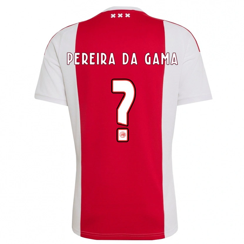Danxen Homem Camisola Haniel Pereira Da Gama #0 Vermelho Branco Amarelo Principal 2026/27 Camisa