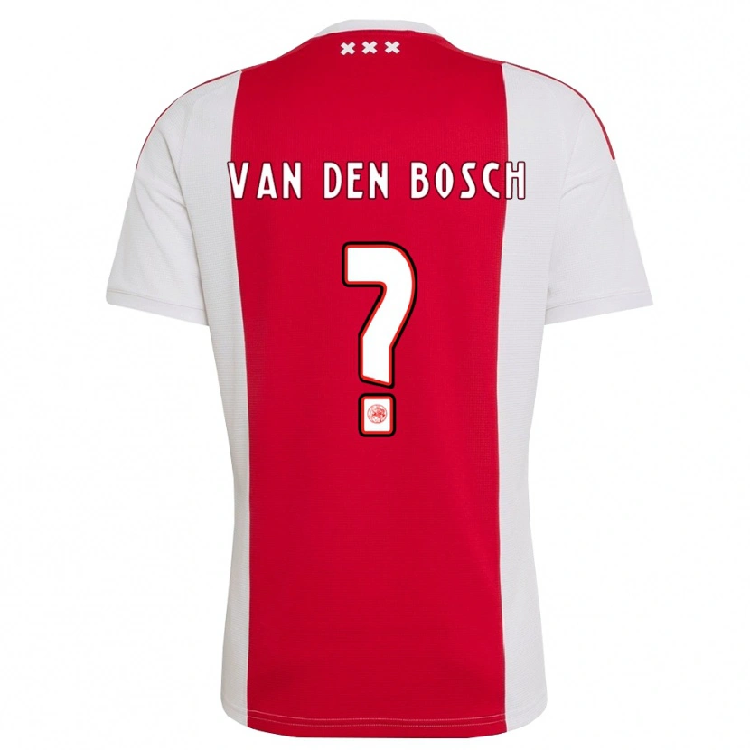 Danxen Homem Camisola Frederico Van Den Bosch #0 Vermelho Branco Amarelo Principal 2026/27 Camisa