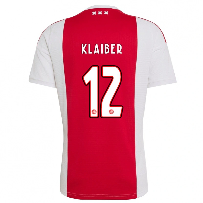 Danxen Homem Camisola Sean Klaiber #12 Vermelho Branco Amarelo Principal 2026/27 Camisa