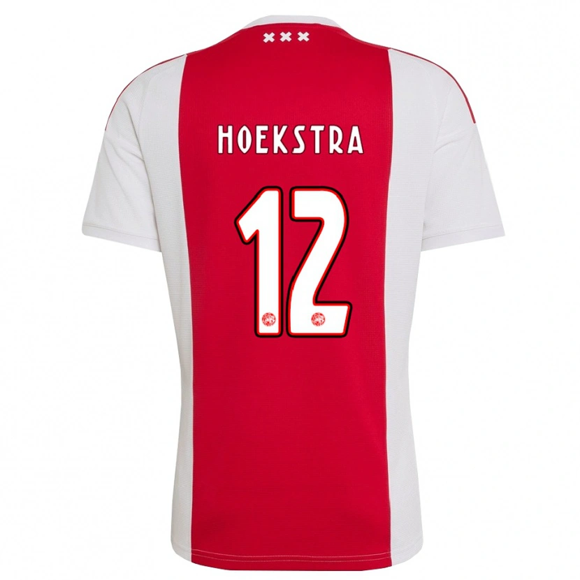 Danxen Homem Camisola Isabelle Hoekstra #12 Vermelho Branco Amarelo Principal 2026/27 Camisa