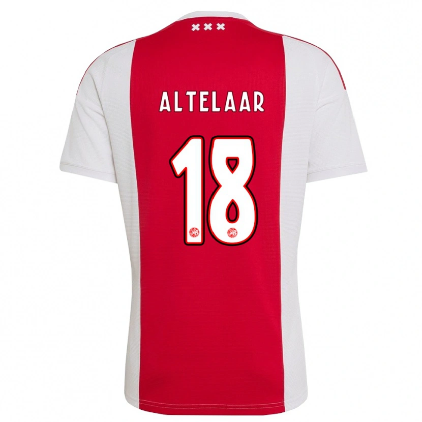 Danxen Homem Camisola Jamie Altelaar #18 Vermelho Branco Amarelo Principal 2026/27 Camisa