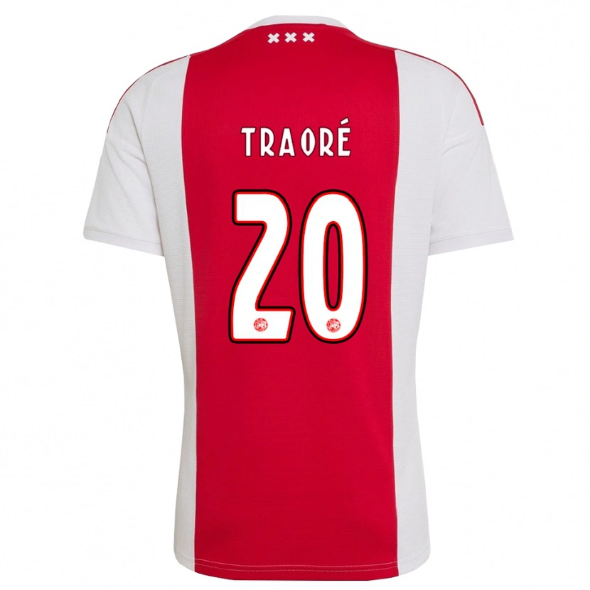 Danxen Homem Camisola Bertrand Traore #20 Vermelho Branco Amarelo Principal 2026/27 Camisa