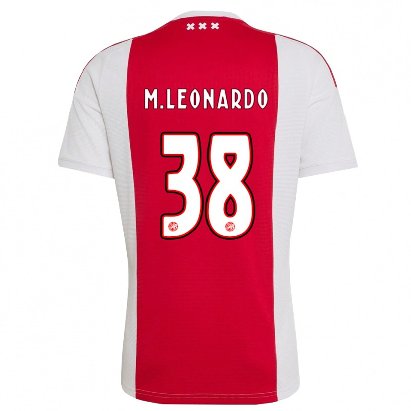 Danxen Homem Camisola Marcos Leonardo #38 Vermelho Branco Amarelo Principal 2026/27 Camisa