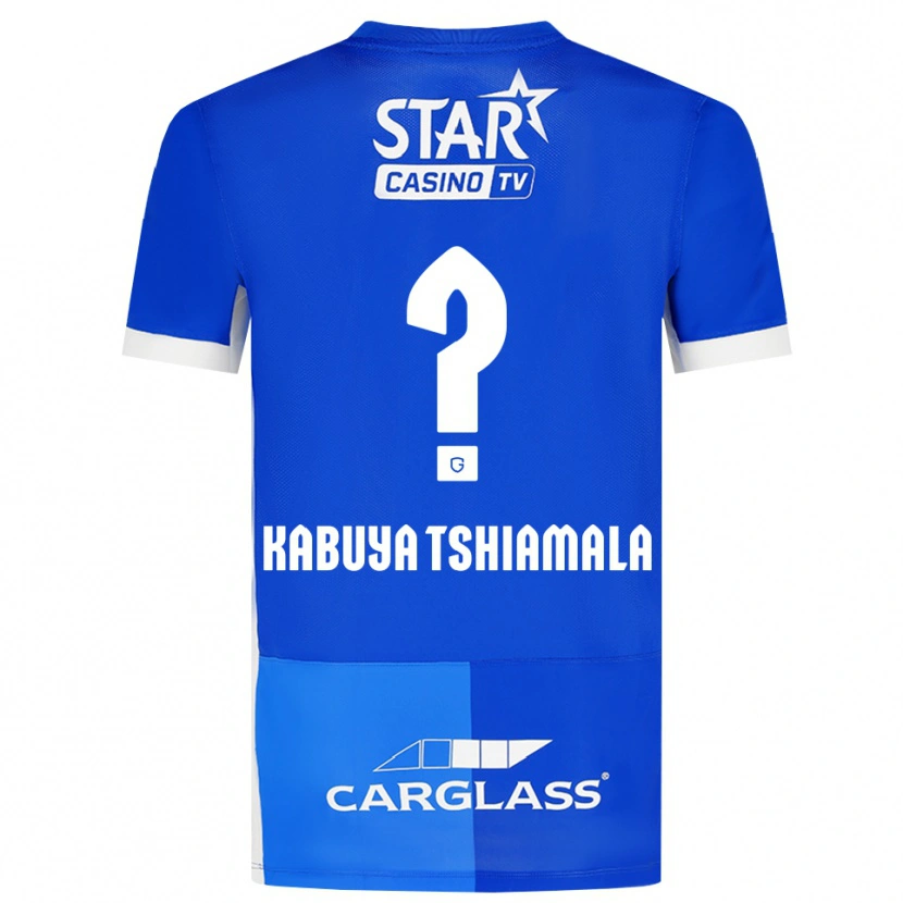 Danxen Homem Camisola Lino Kabuya Tshiamala #0 Mediumblue Royalblue Branco Principal 2026/27 Camisa