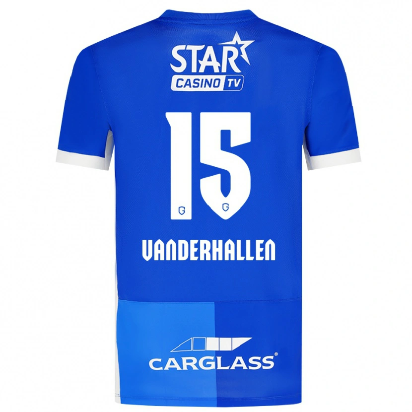 Danxen Homem Camisola Yari Vanderhallen #15 Mediumblue Royalblue Branco Principal 2026/27 Camisa
