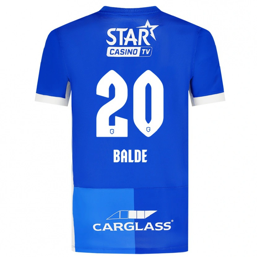 Danxen Homem Camisola Thierno Balde #20 Mediumblue Royalblue Branco Principal 2026/27 Camisa