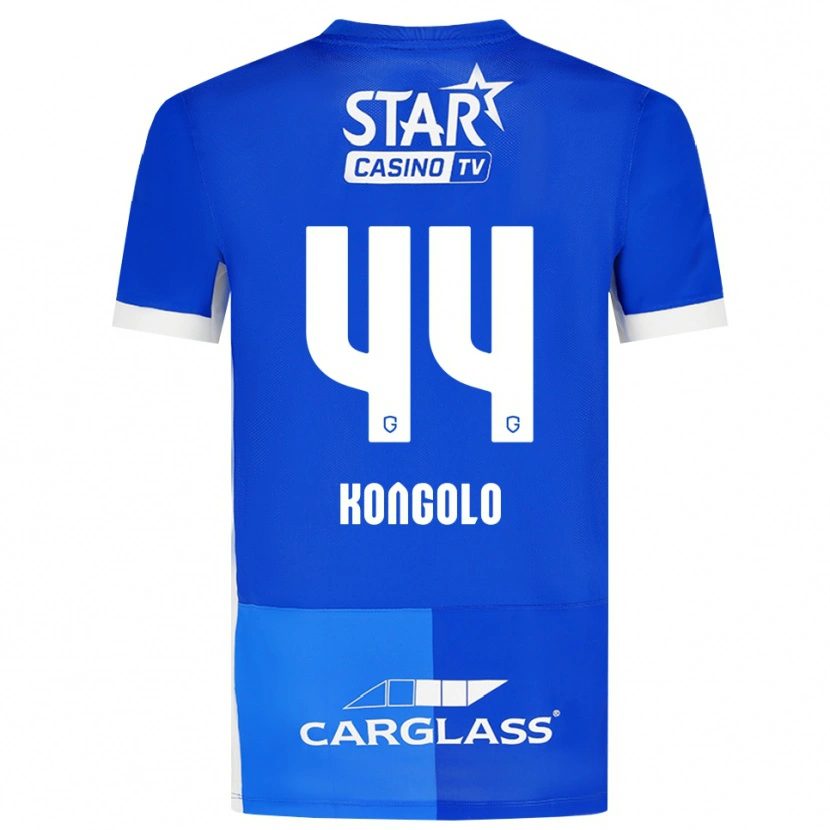 Danxen Homem Camisola Josué Kongolo #44 Mediumblue Royalblue Branco Principal 2026/27 Camisa